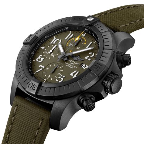 breitling avenger night mission green|breitling night mission chronograph.